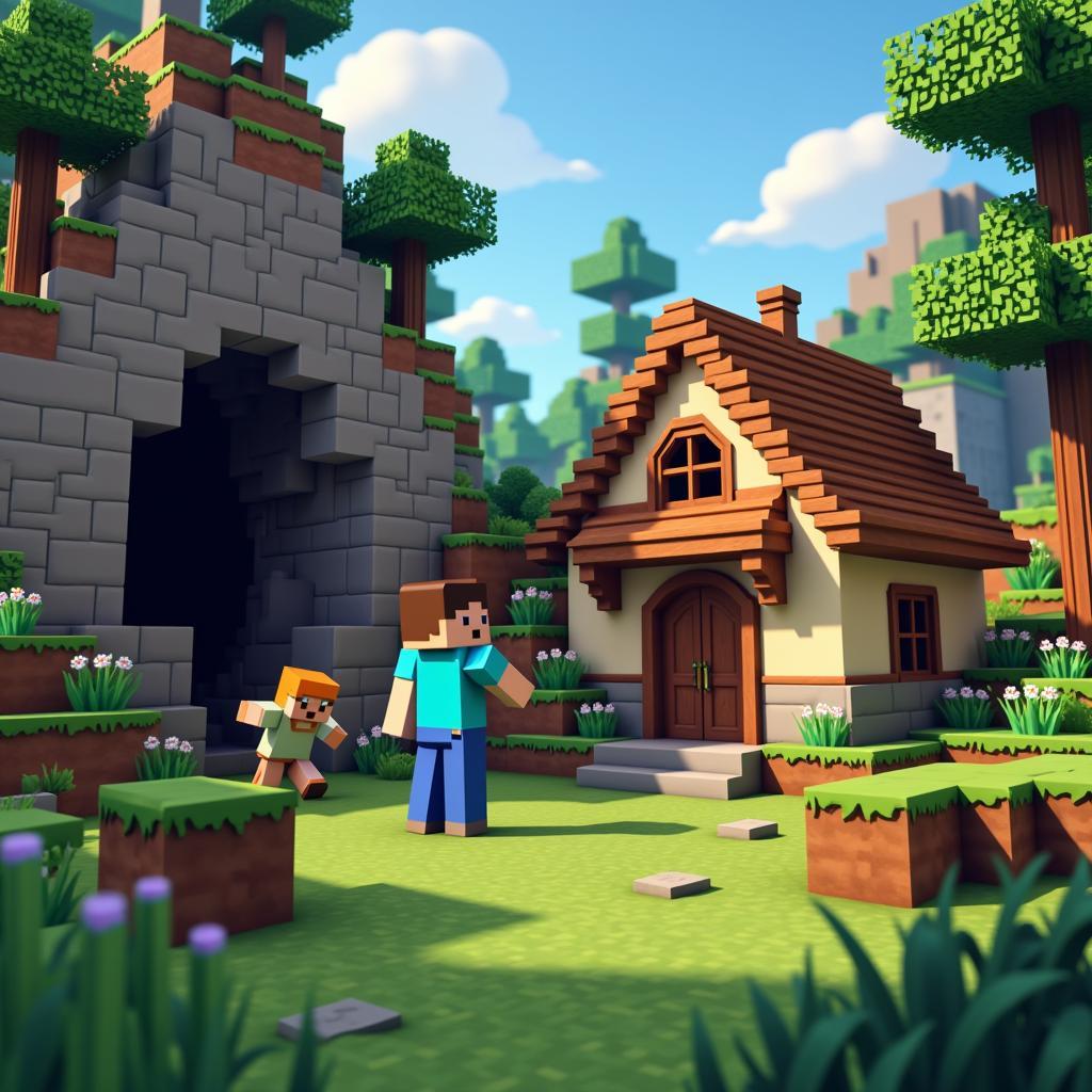 Chơi Minecraft 2 người trên mạng LAN