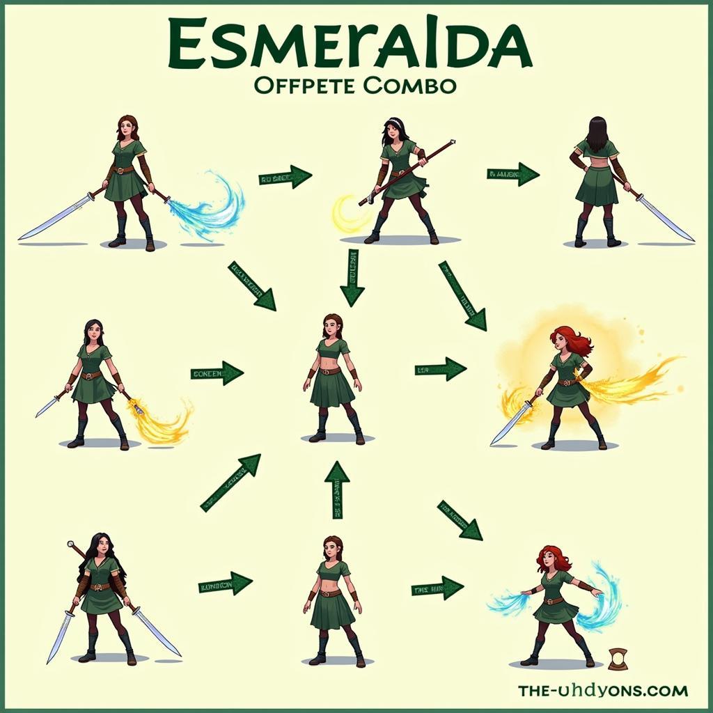 Combo Esmeralda mạnh mẽ nhất