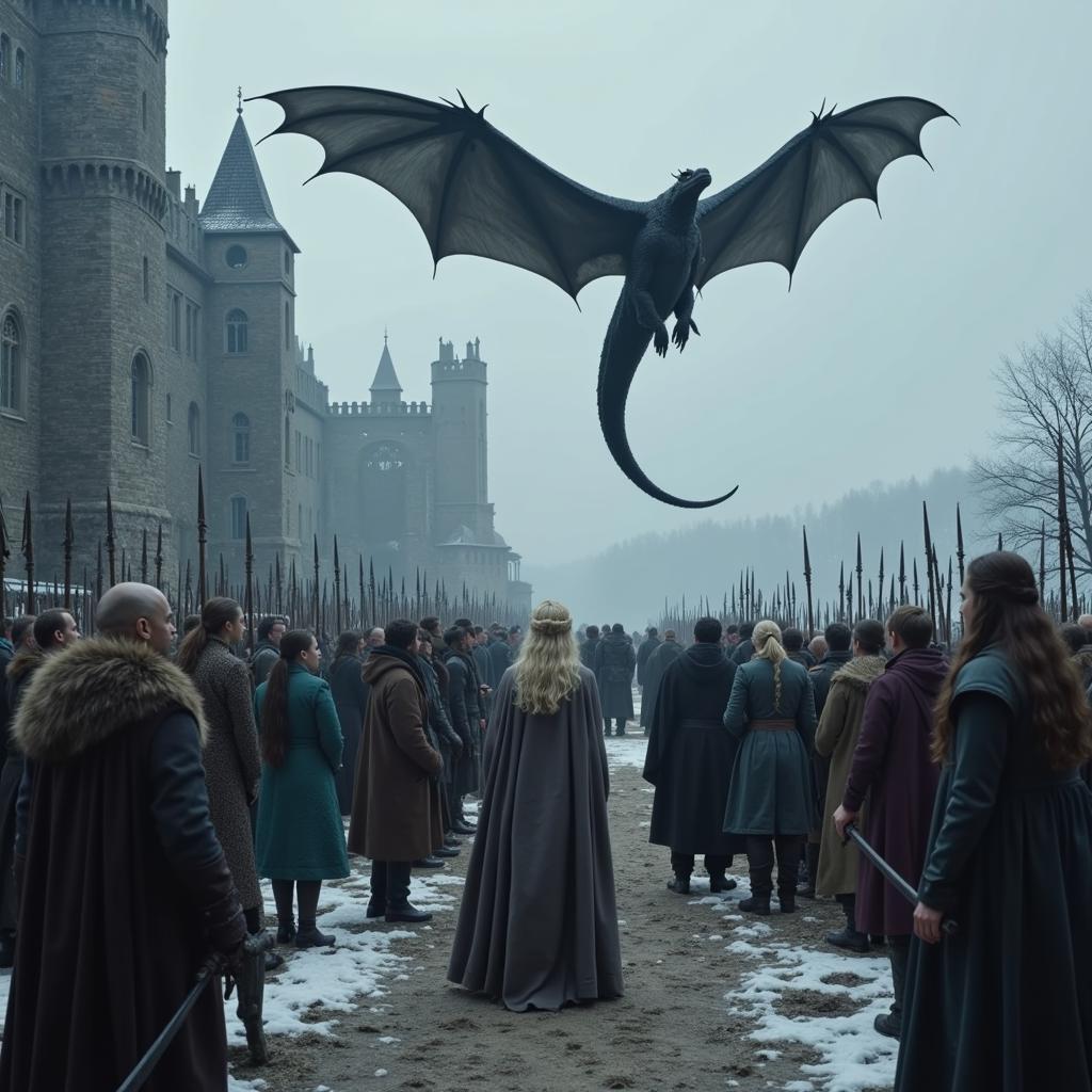 Daenerys Targaryen đến Winterfell