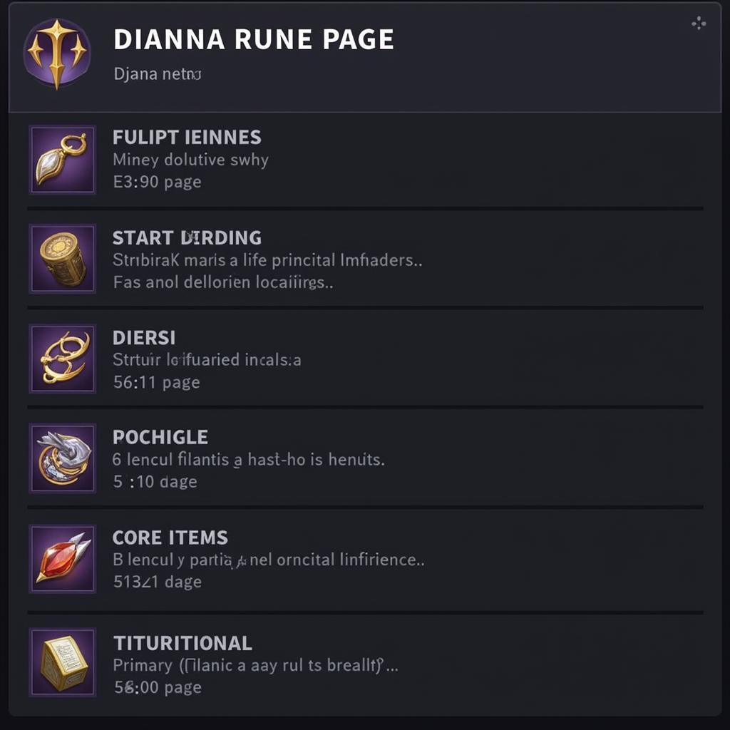 Diana Mid Rune and Item Build