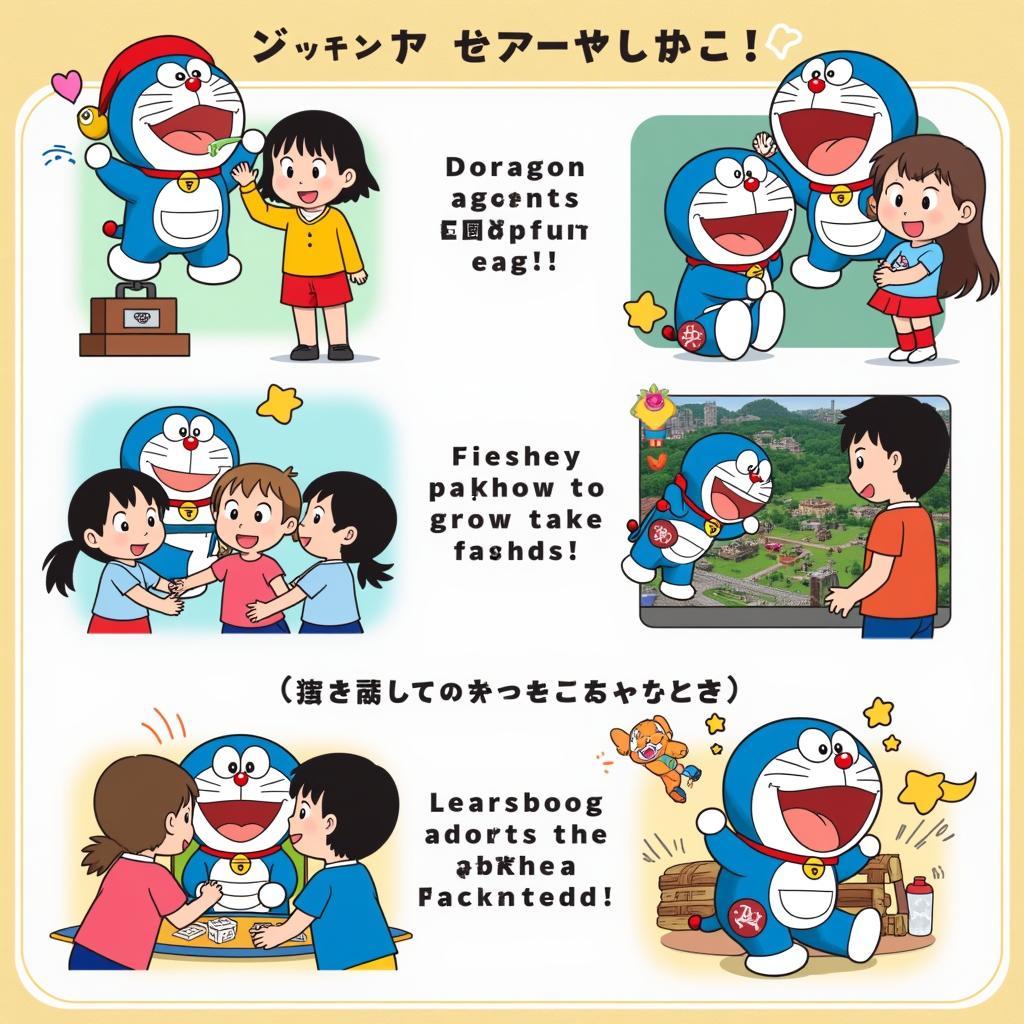 Điểm thú vị của trò chơi hoạt hình Doraemon