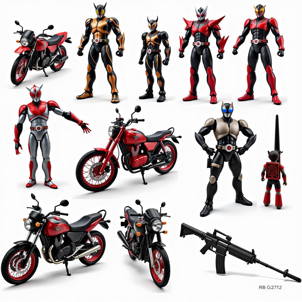 Các loại đồ chơi Kamen Rider phổ biến