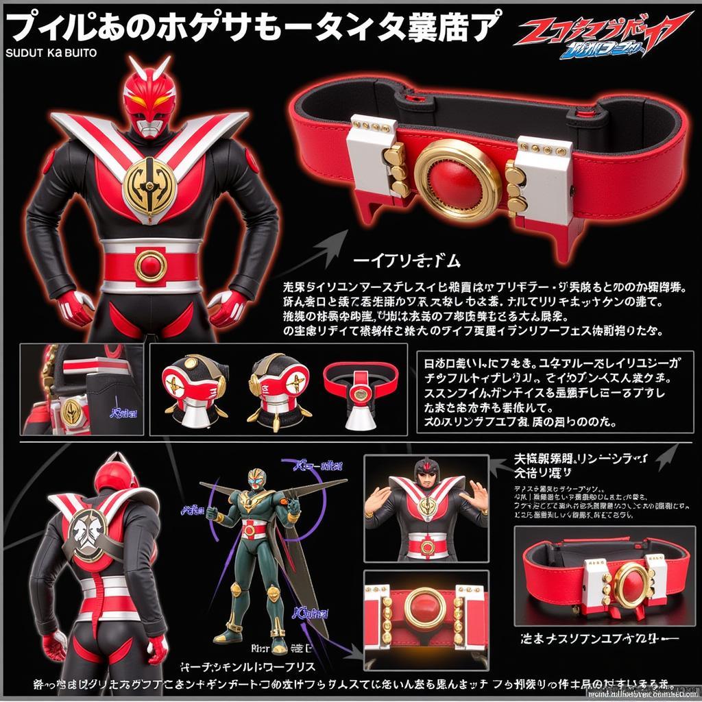 Đồ chơi Kamen Rider Kabuto: Belt biến hình Zecter Kabuto