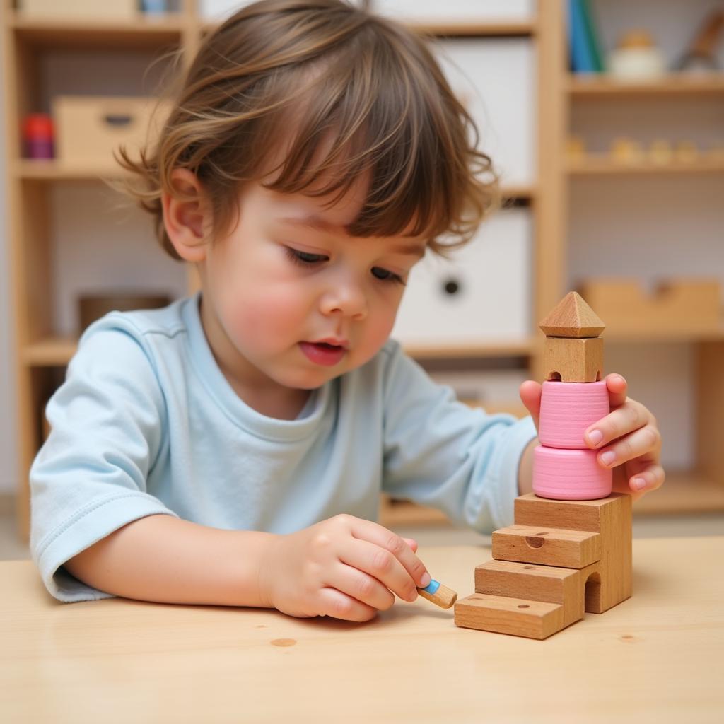 Đồ chơi Montessori kích thích tư duy