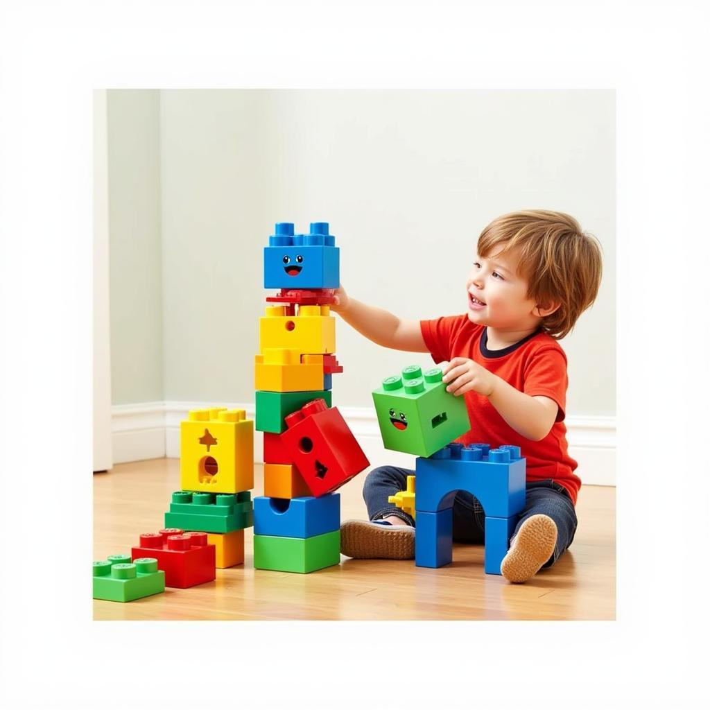 Đồ chơi xếp hình cho bé trai 4 tuổi: Lego Duplo