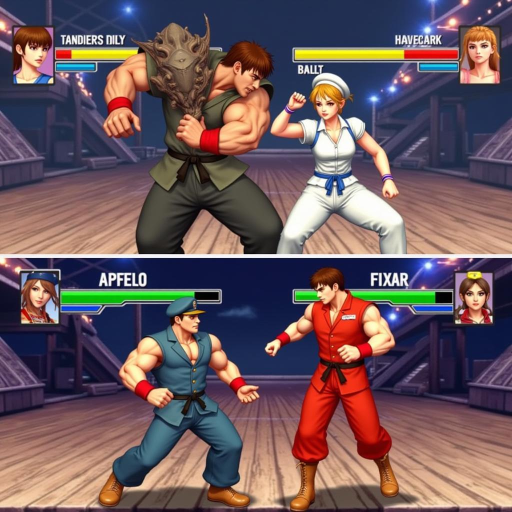 Lối chơi Fighting EX Layer