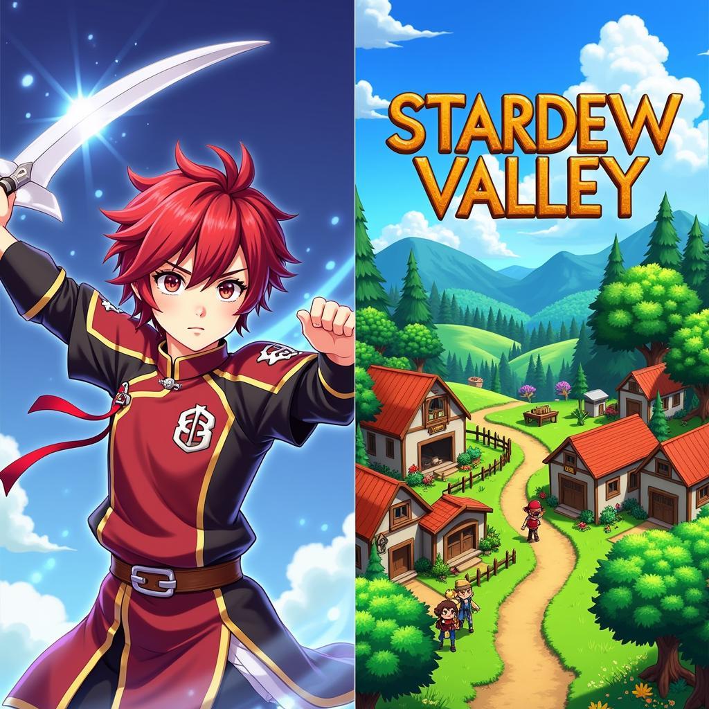 Game Genshin Impact và Stardew Valley trên Android