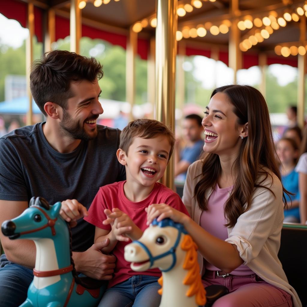 Family Fun at an Entertainment Park