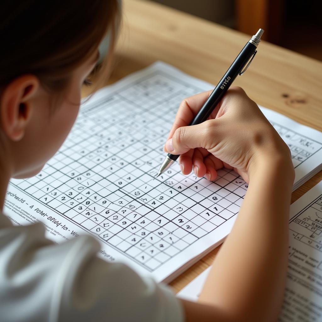 Giải đố trò chơi Sudoku