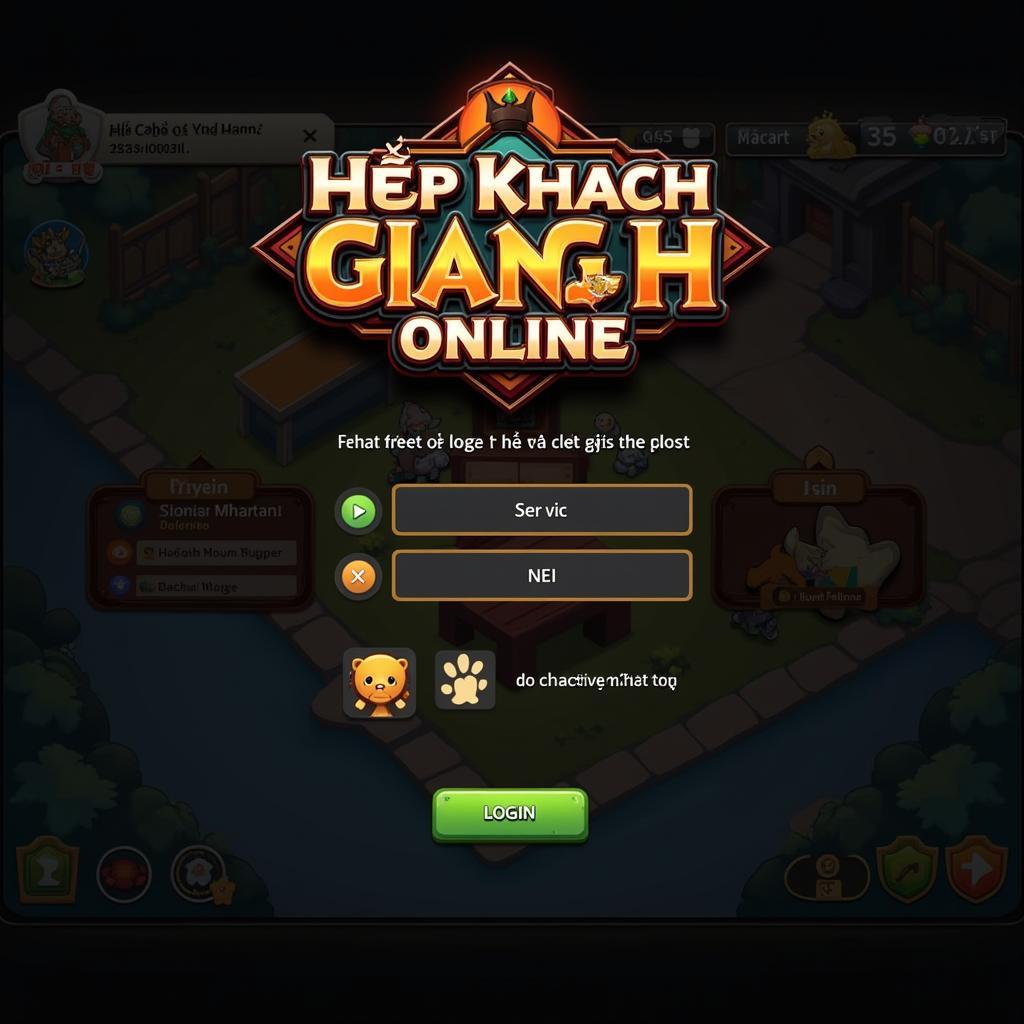 Màn hình đăng nhập Hiệp Khách Giang Hồ 2 Online