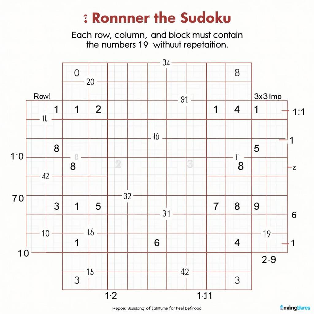 Hướng dẫn giải Sudoku cho người mới bắt đầu