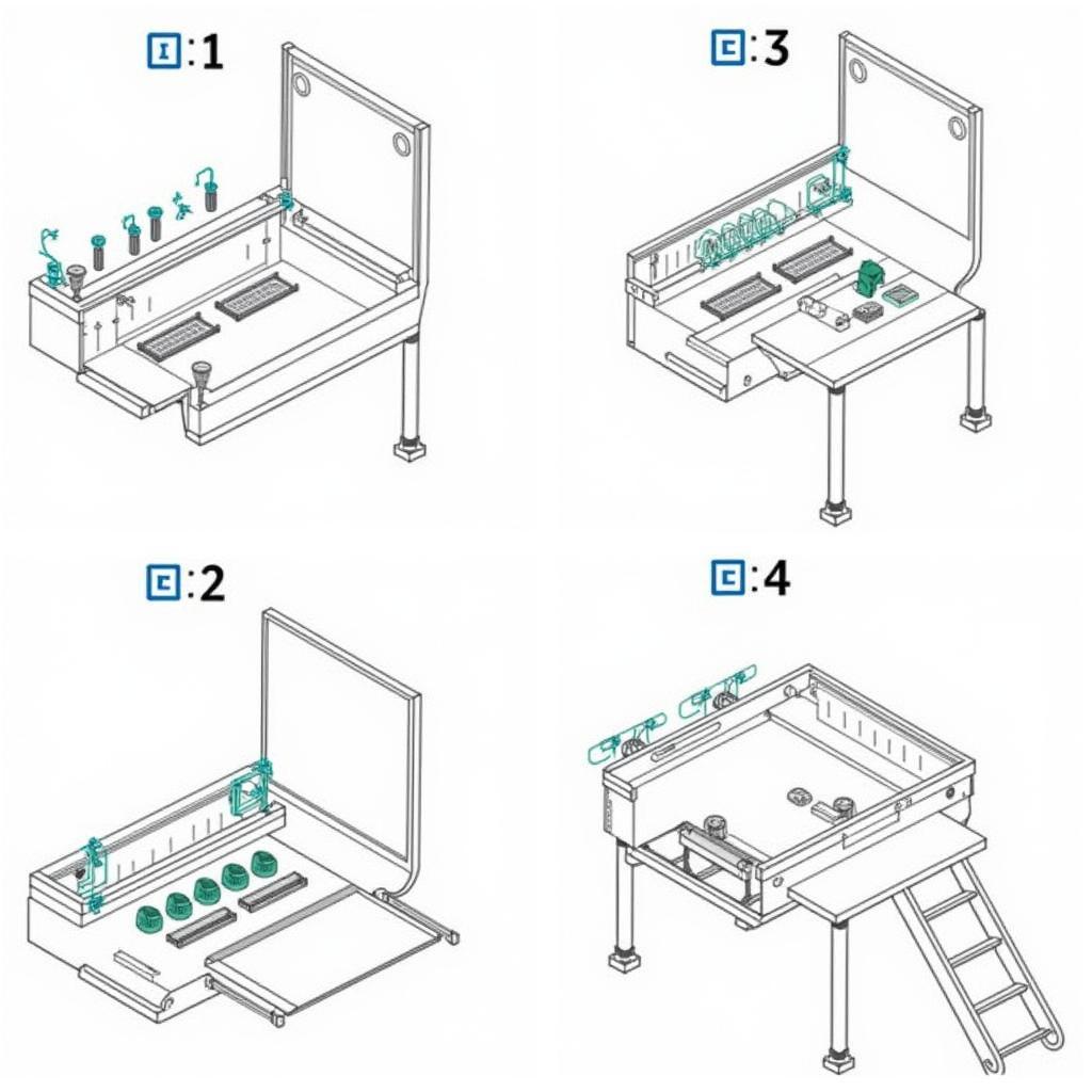 Hướng dẫn lắp đặt Bộ Cầu Trượt Liên Hoàn Xích Đu Nhà Chơi V0943