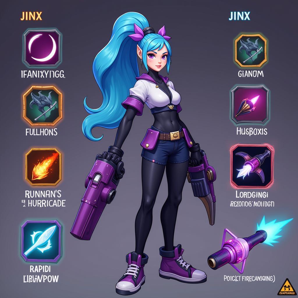 Jinx Lên Đồ Vũ Khí