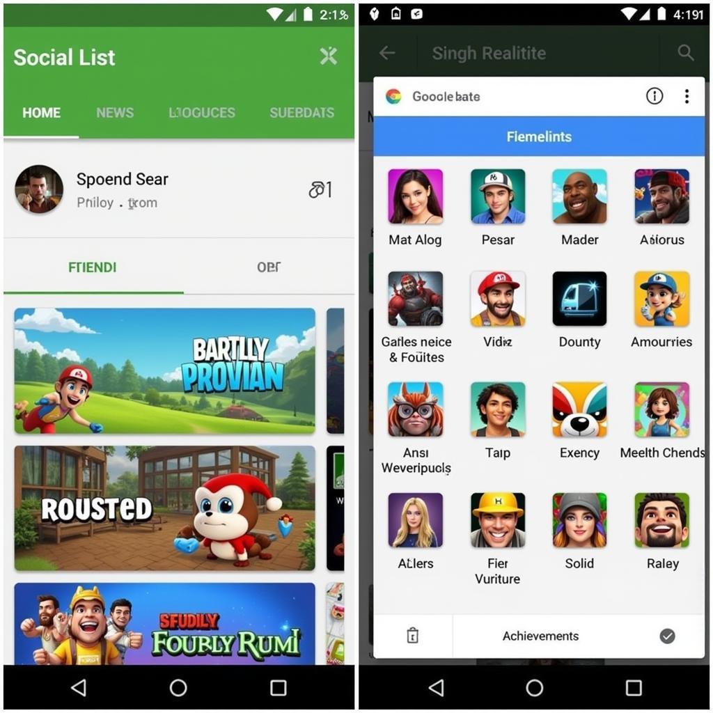 Kết nối bạn bè trên Google Play Games