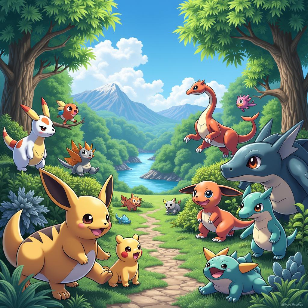 Khám phá thế giới Pokemon đa dạng