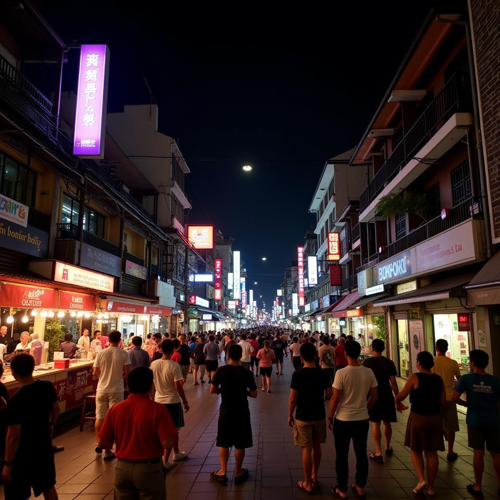 Khao San Road nhộn nhịp về đêm