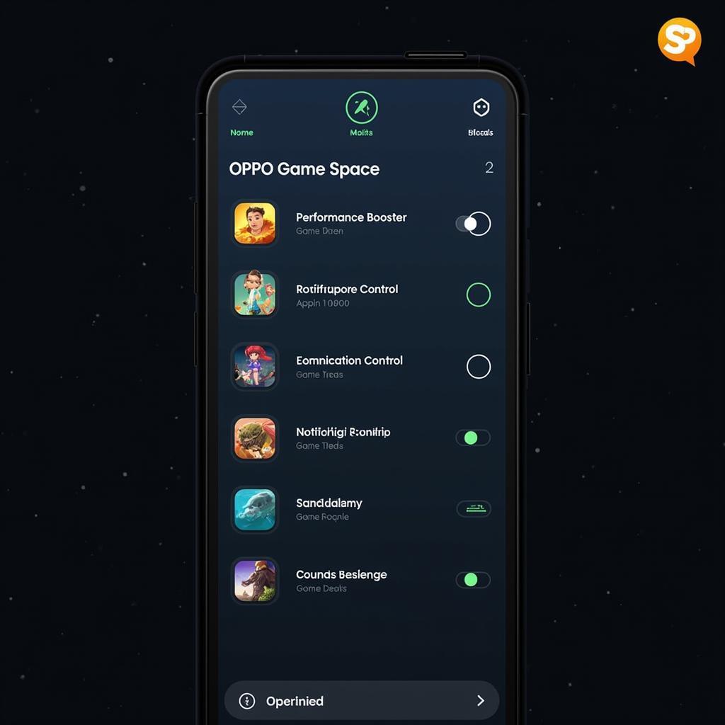 OPPO Game Space Interface