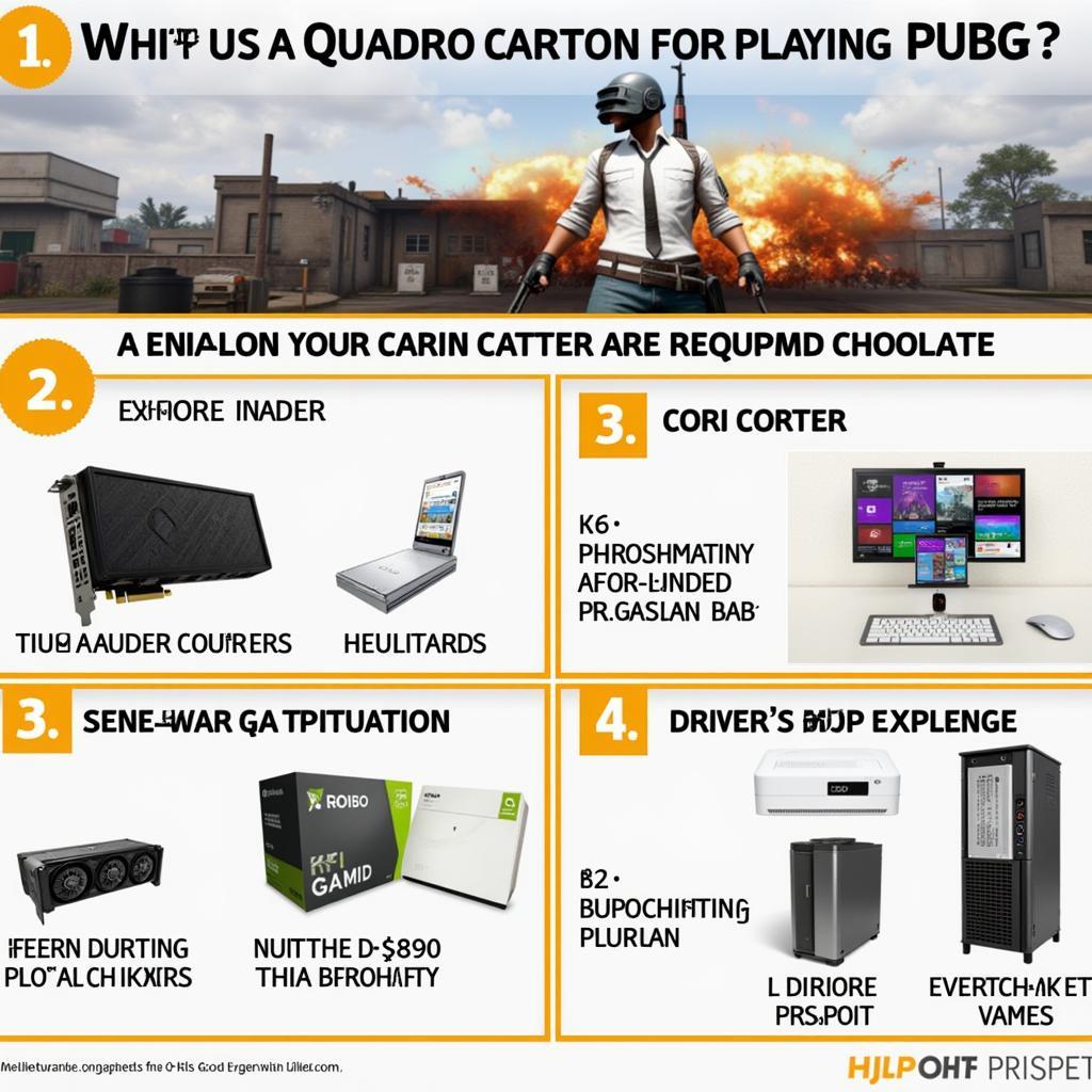 Lý do không nên chơi PUBG bằng card Quadro