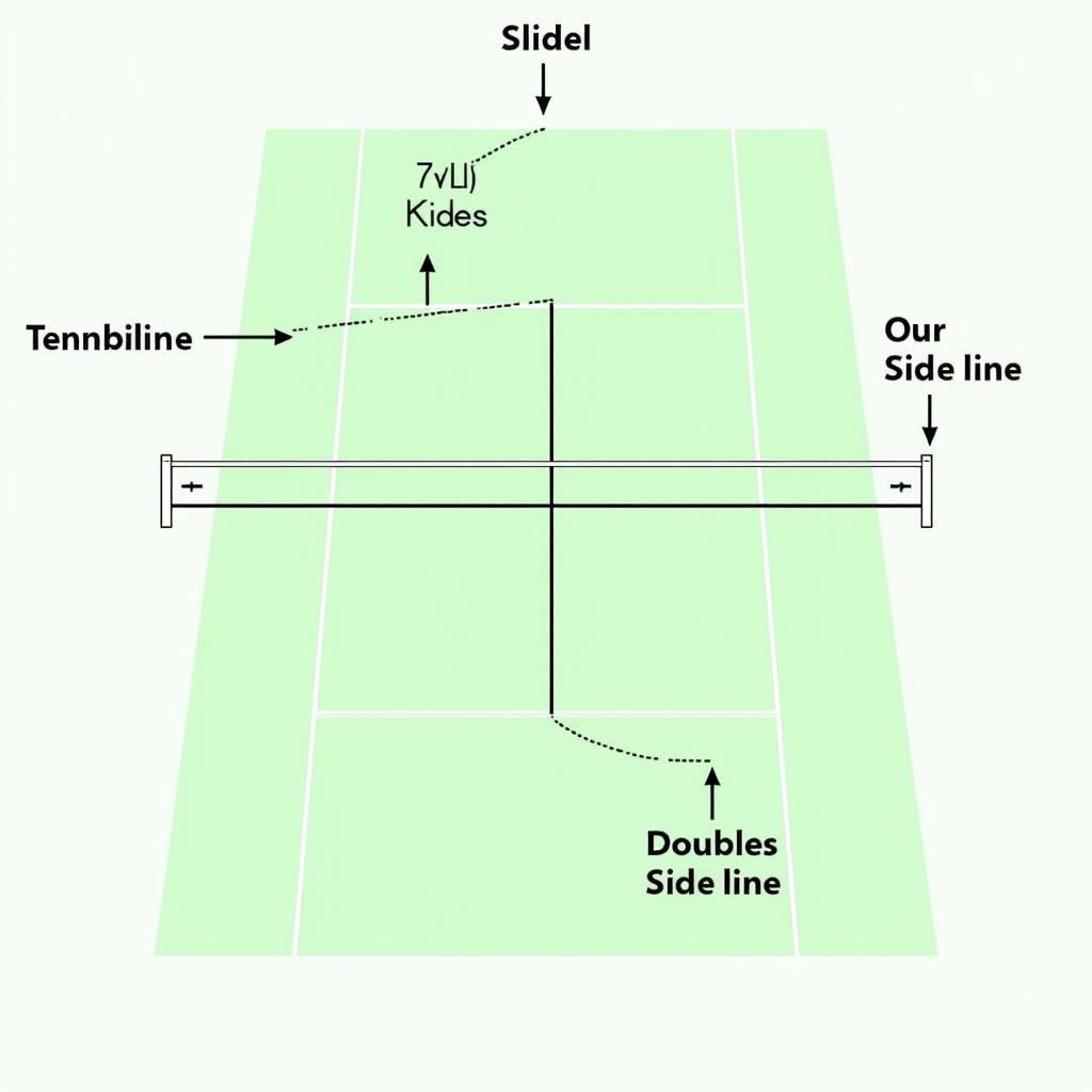 Kích Thước Sân Chơi Tennis