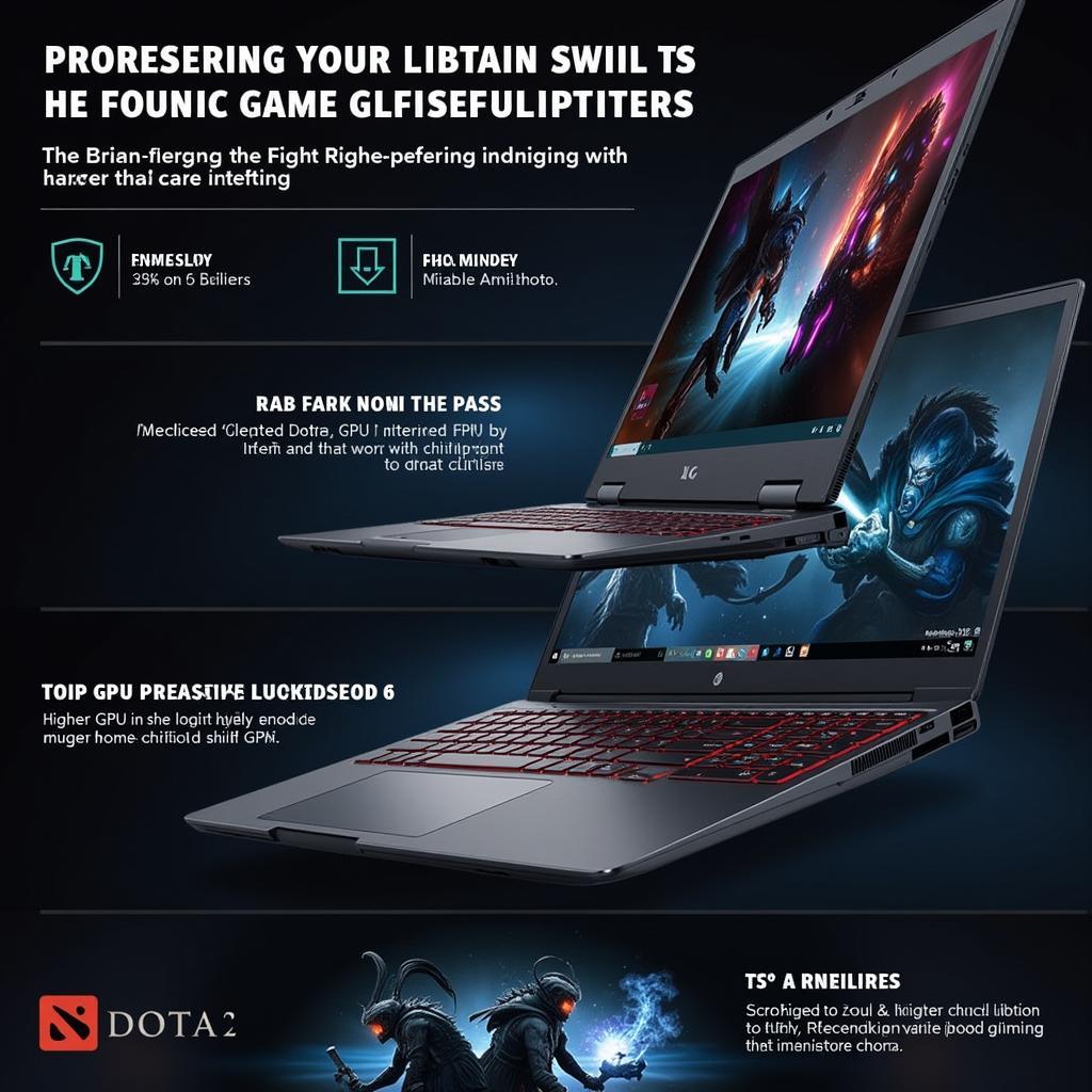 Laptop chơi game Dota 2