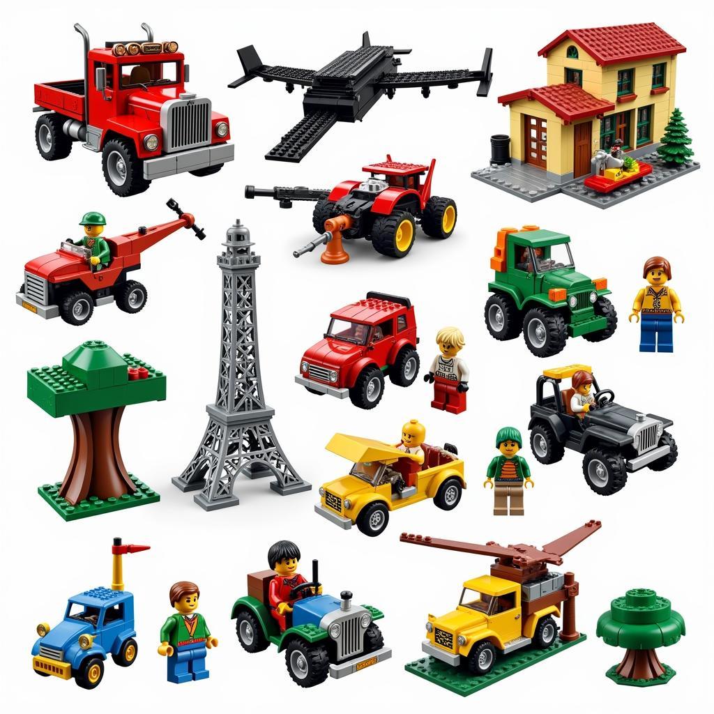 Lego 1000 chi tiết các loại mô hình