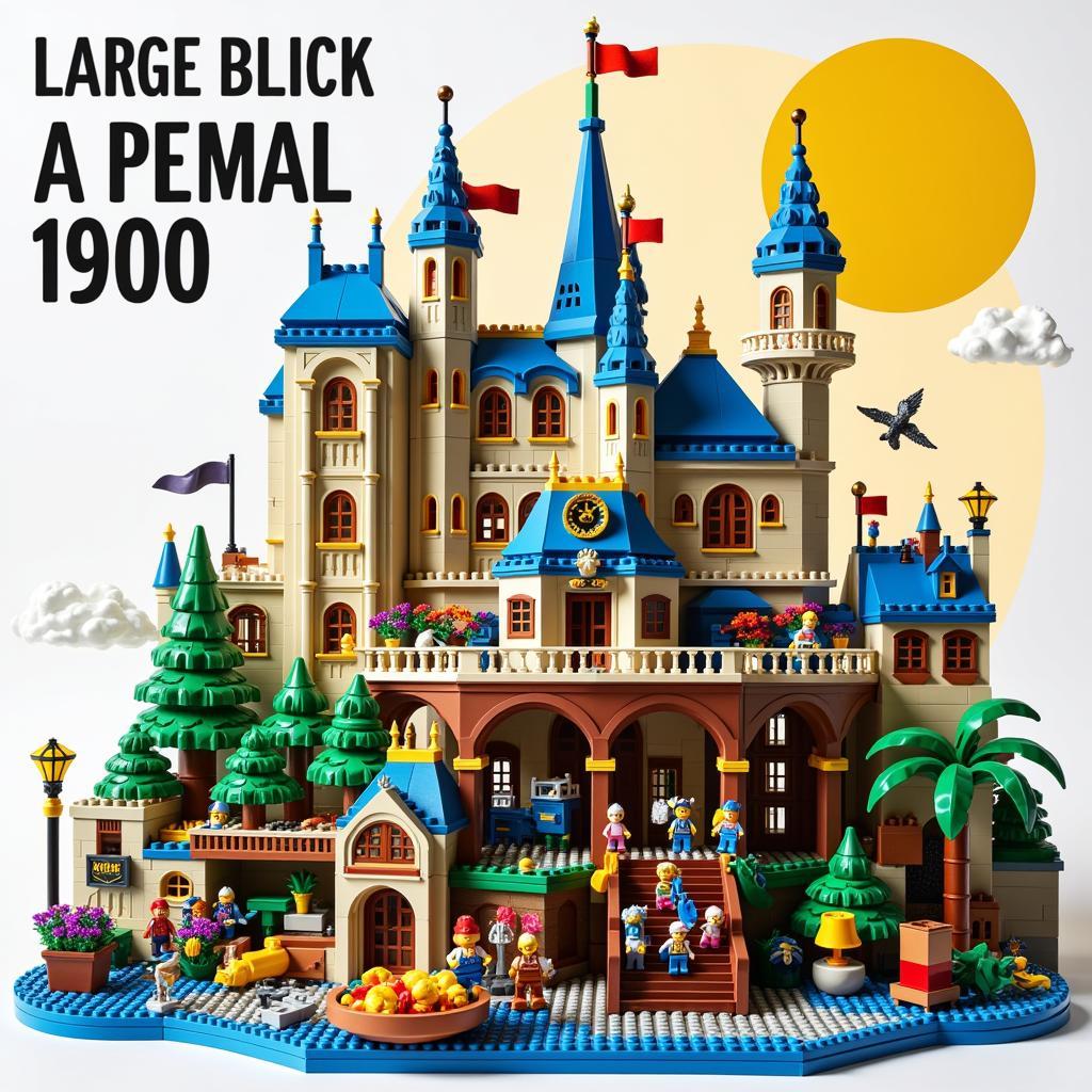 Xây dựng mô hình với Lego 1000 chi tiết