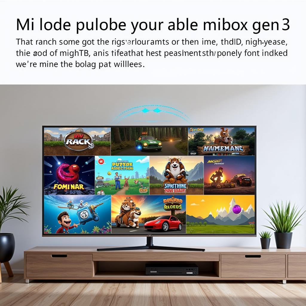 Lựa chọn game phù hợp với Mibox Gen 3