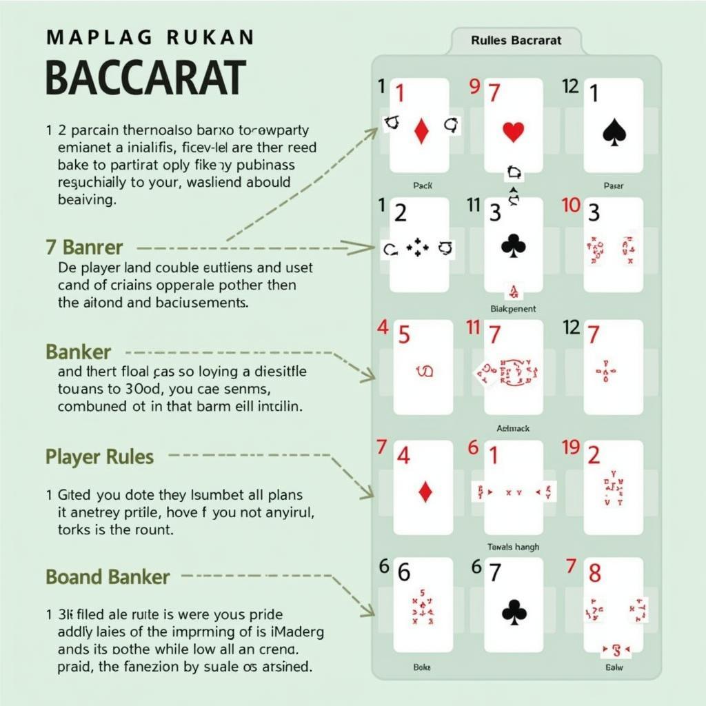 Luật chơi Baccarat cơ bản