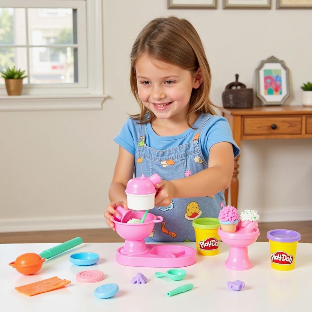 Máy làm kem Play-Doh cho bé