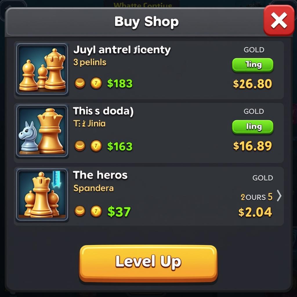 Mua tướng và nâng cấp trong Auto Chess Mobile