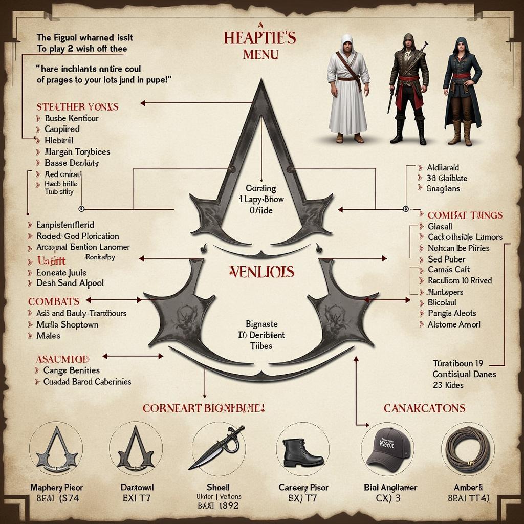 Nâng cấp kỹ năng và trang bị Assassin's Creed 3