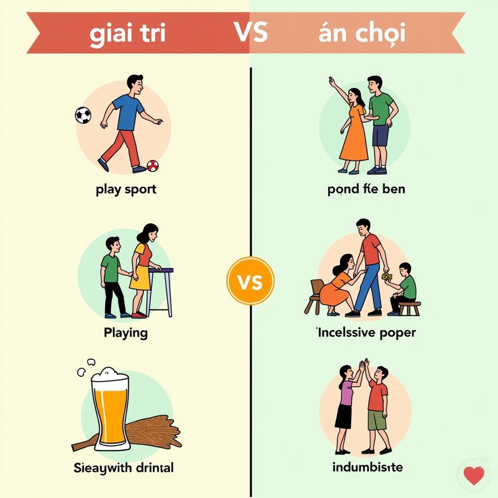 Phân biệt giữa giải trí lành mạnh và ăn chơi sa đọa