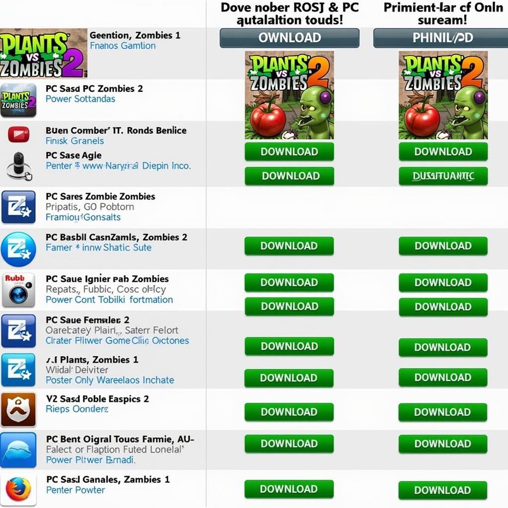 Các phiên bản Plants vs Zombies 2 trên PC