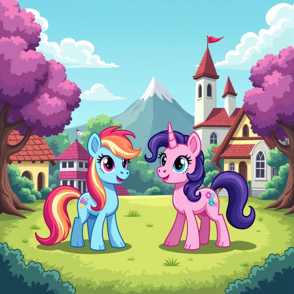 Giao diện trò chơi Pony Town