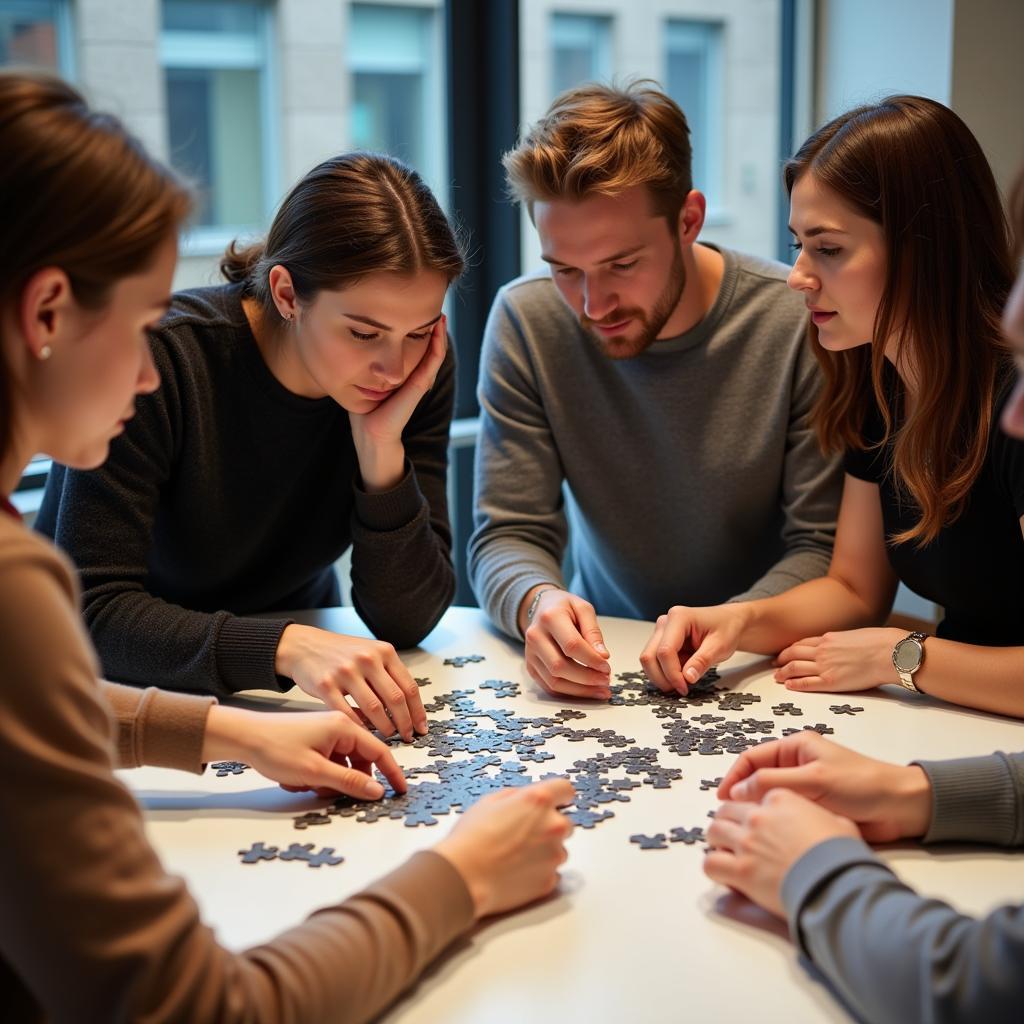 Team building giải đố