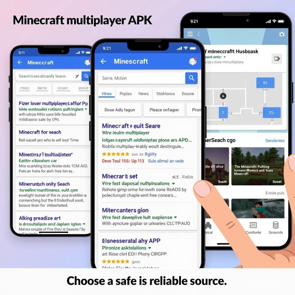 Tìm kiếm bậc thầy đa người chơi Minecraft APK