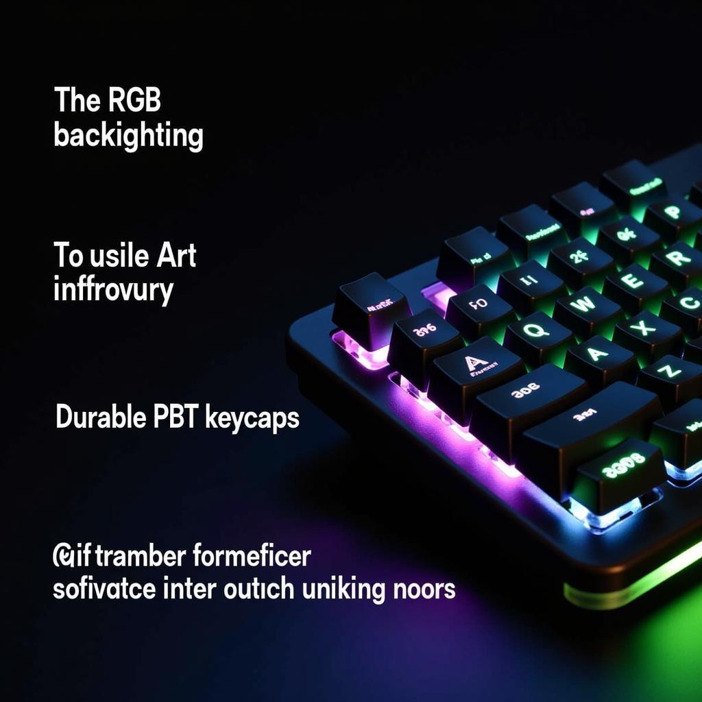 Tính năng bàn phím Pico: Đèn LED RGB, Keycap PBT, Lập trình Macro