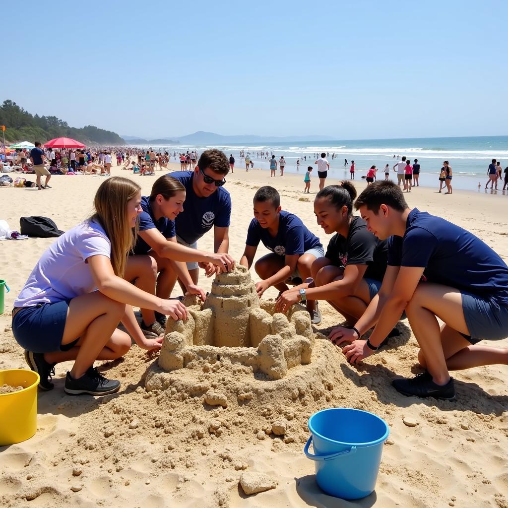 Tổ chức team building tại Cửa Lò