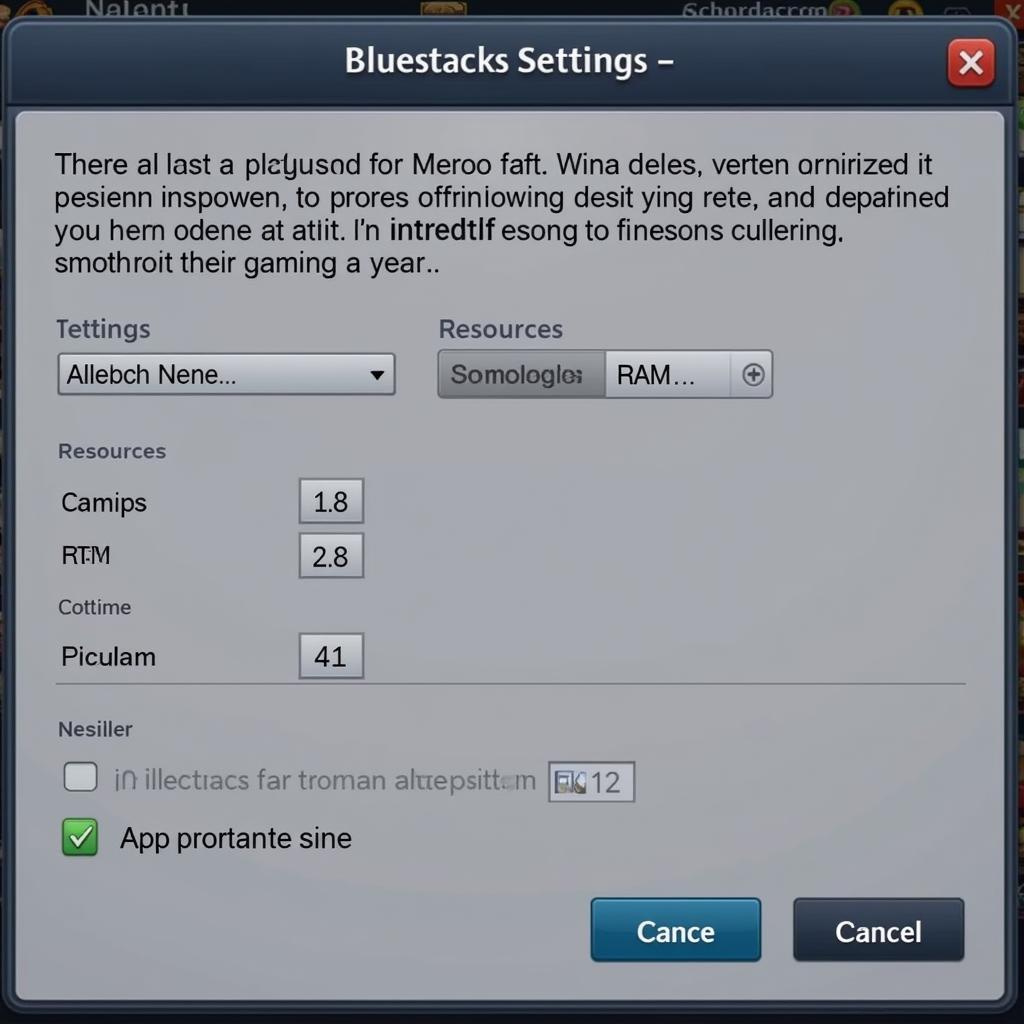 Tối Ưu Bluestacks cho Summoner Wars