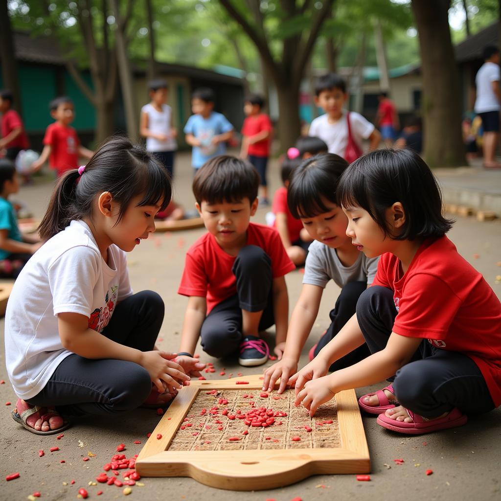 Trẻ em chơi rồng rắn lên mây - Tài sản văn hóa