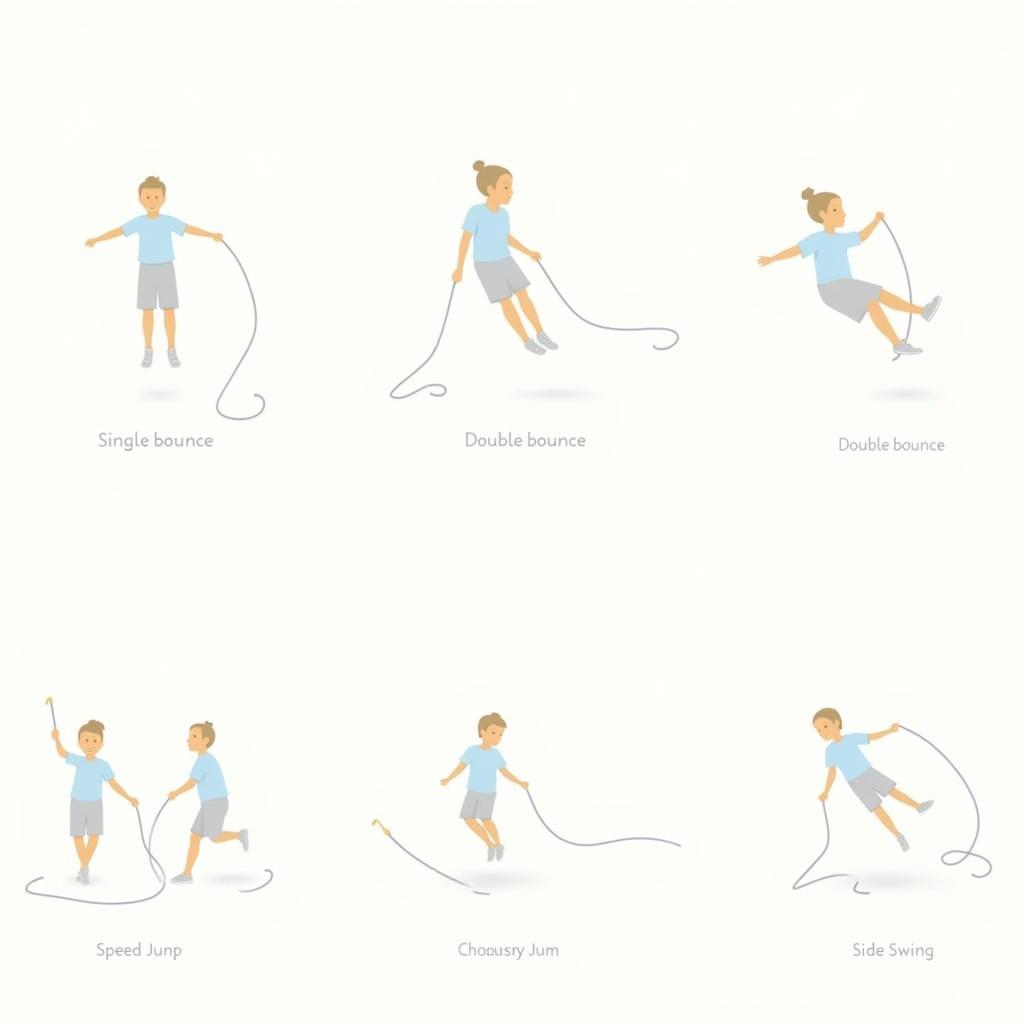 Trò chơi nhảy dây - Jump Rope - Các kỹ thuật