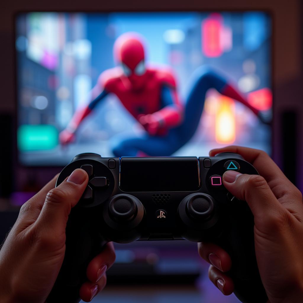 Trò chơi Spider Man trên PS4