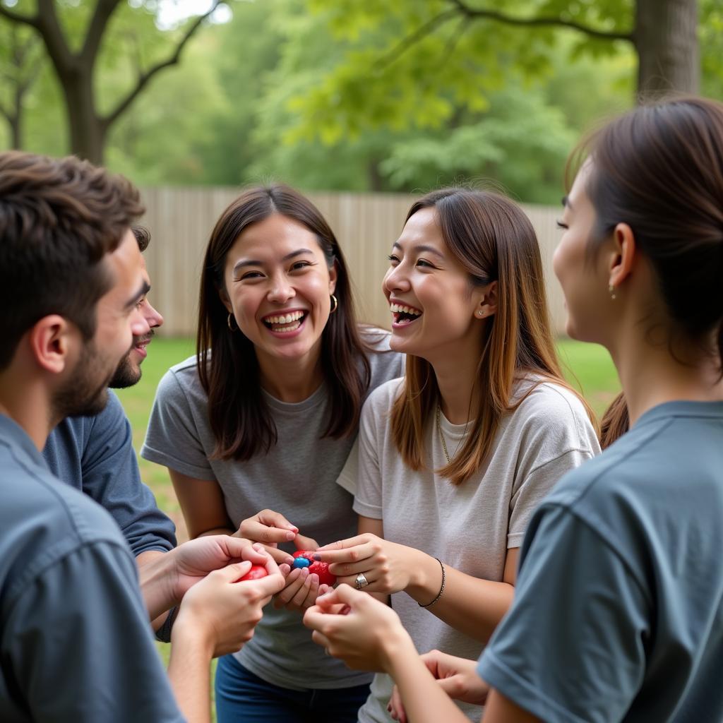 Trò chơi teambuilding ngoài trời