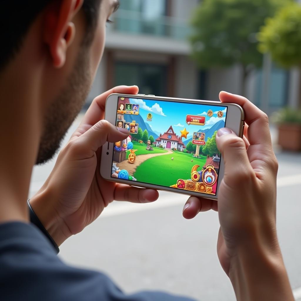 Vivo Y91 chơi game giải đố