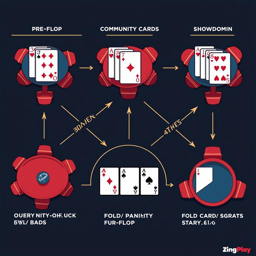 Vòng Cược Trong Poker ZingPlay