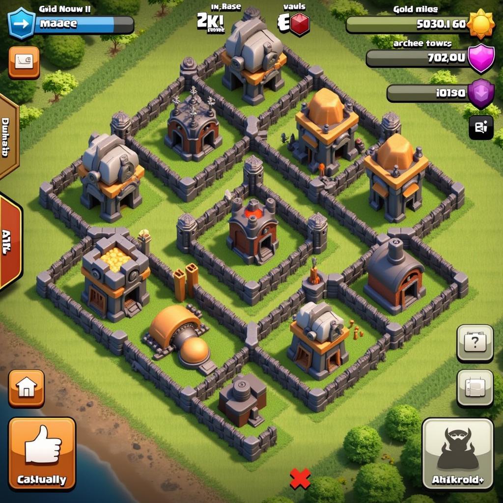 Xây dựng làng trong Clash of Clans trên Android