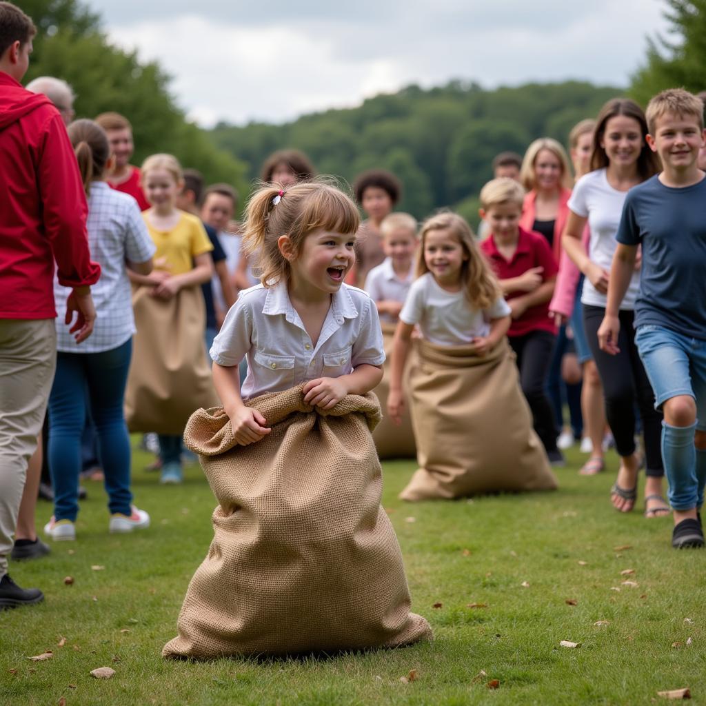 Cultural significance of sack race in Vietnamese culture