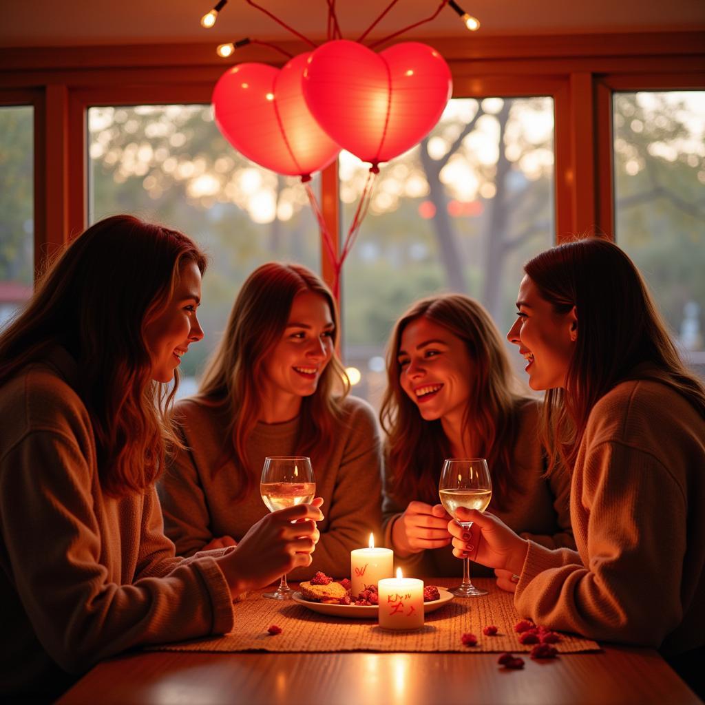 Valentine ấm áp bên hội bạn thân