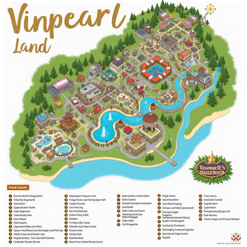 Bản đồ Vinpearl Land Royal City