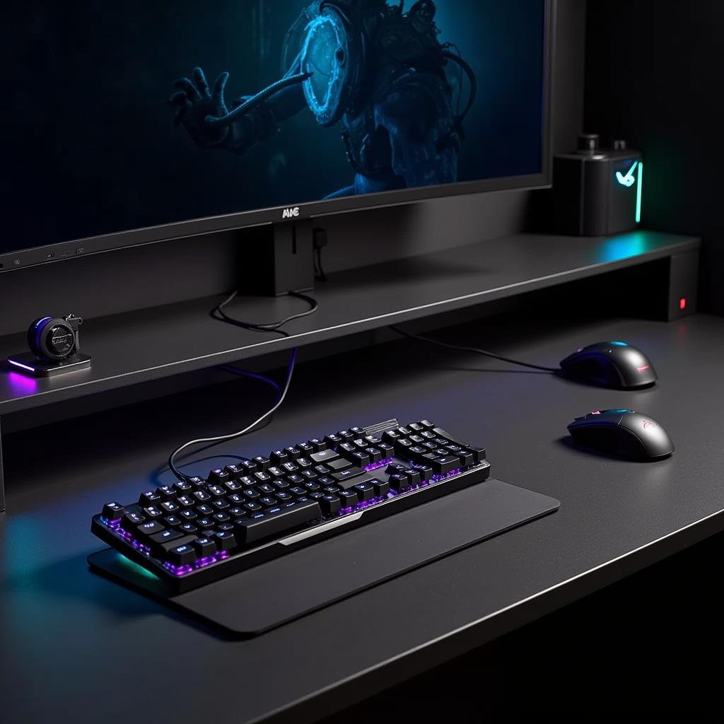 Bàn phím Apex M500 trong gaming setup